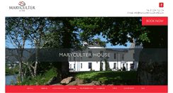 Desktop Screenshot of maryculterhousehotel.com