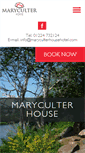 Mobile Screenshot of maryculterhousehotel.com