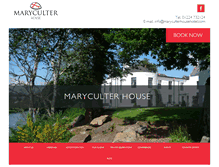 Tablet Screenshot of maryculterhousehotel.com